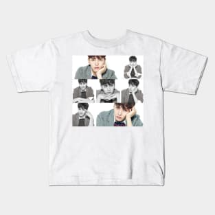 Choi tae joon collage Kids T-Shirt